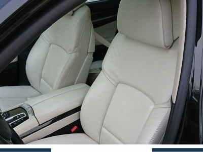 Cuir taché : rénovation et teinte sièges cuir BMW 730D